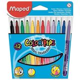 Maped Color Peps Long Life Keçeli Kalem 12 Renk 3154148450207 - Yok