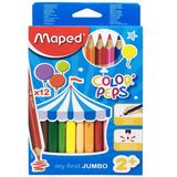 Maped Color'Peps 12'li Jumbo Kuru Kalem Boya Seti