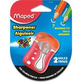 Maped Color'peps 2 Delikli Kalemtıraş - Renkli Kalemler Için Mükemmel - Çocuklar Için Güvenli, Dağınıksız, Evrensel Tasarım - Çeşitli Renkler - 41 Delft Blue