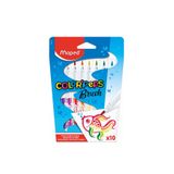 Maped Color'peps Brush Fırça Uçlu Keçeli Kalem 10'lu (848010)