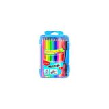 Maped Color'peps Fluo Kuru Boya Kalemi 12+3 Renk 832035 - Çok Renkli