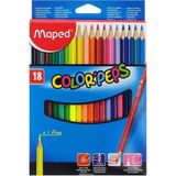 Maped Color'peps Kuru Boya Kalemi 18 Renk 183218FC