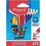 Maped Color’Peps Strong Mini Kuru Boya Kalemi 12 Renk 862812 - Çok Renkli