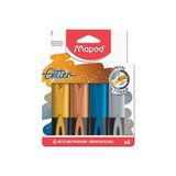 maped fosforlu kalem (ışaret kalemi) glitter metal 4 renk 742000 - Yok
