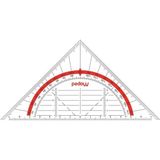 Maped Helit M028600 – Gönye Geo-Flex, 16 Cm, Şeffaf - Çok Renkli - Genel - Genel