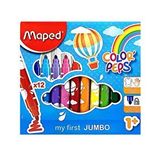 Maped Jumbo Keçeli Kalem 12 Renk Çok Renkli