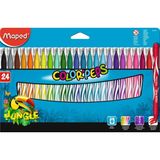 Maped Jungle Keçeli Kalem 24 Renk 3154148454229 - Yok