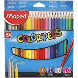 Maped Kuru Boya Color Pep S 24 Adet Renkli Kalem Seti Ölçülerle Eğlenceli Çizim Deneyimi 183224ZV