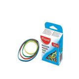 MAPED OFİS VE KIRTASİYE maped 50 gr paket lastiği + maped 32 mm 4lü clips 2li set