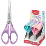 Maped Pulse Soft Pastel Makas Ergonomik Tasarım 13 cm 1 Adet Mor Renkli