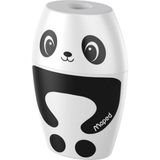 Maped Shakky Tek Delik Hazneli Kalemtraş ( Panda ) - Siyah - Beyaz - Delik Sayısı - Tek Delikli Kalemtraş