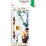 Maped x Dekomus Lisanslı Harry Potter Magic School Collection 30 cm 4'lü Cetvel Seti "dekomus Cep Defteri Hediyeli" - 1 - 00-Siyah