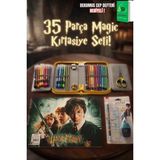Maped x Dekomus Lisanslı Harry Potter Magic School Collection 35 Parça Full+Full Boyama Seti ve Büyük Boy Resim Defteri Seti - Mavi - 1