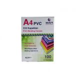 Mapi 160 Mikron Mavi A4 100'lü Pvc Cilt Kapağı