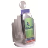 MAPİ 3 YÖNLÜ 6 AFİŞ TAŞIYICI STAND (DÖNER SİSTEM) (A4)