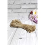 Mapi 50 Adet Etiket Bağlama Hasır ipi - Jüt ip ( 30 cm )