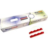 Mapi 8Mm Plastik Spiral Kırmızı 100 Ad.