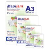 Mapi A-3 Laminasyon Filmi 125 Mic.Parlak Polyester. 100 Ad