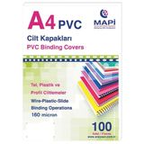 Mapi A-4 Cilt Kapağı 160 Mm Beyaz 2040200 (100 Lü Paket)