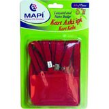 MAPİ-A.İPLİ KART KABI KIRMIZI 5 Lİ BLİSTERLİ 910 18 03