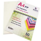 Mapi A4 Cilt Kapağı 450 Micron Şeffaf Buzlu (50 Li Paket)