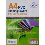 Mapi Cilt Kapağı 160mm A 4 Mavi 100 Lü 2040204 (1 Paket 100 Adet)