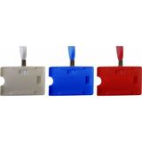 Mapi Kart Kabı Askı İpli Pp Kırmızı 25Li 910 29 03