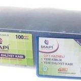 Mapi Kart Kabı Çift Hazneli Lacivert 100 Lü 9101262