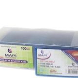 Mapi Kart Kabı Ehliyet Yeni Kimlik Çift Hazneli 100 Lü Lacivert 910 12 62 (1 Paket 100 Adet)