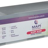 Mapi Kart Kabı Yatay Siyah 50 Li (1 Paket 50 Adet)