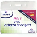 Mapi Kart Poşeti Yatay Güvenlik 80X106 Mm Şeffaf 910 10 35