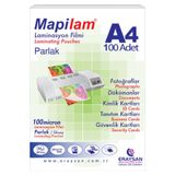 Mapi Laminasyon Filmi 100 Mikron A4 100’Lü Kutu