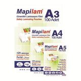 Mapi Laminasyon Filmi 125 Micron 65X95 Mm Parlak 100 Lü 1021214 (100 Lü Paket)