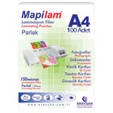 Mapi Laminasyon Filmi 150 Mikron A4 100’Lü Kutu