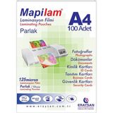 Mapi Laminasyon Filmi Sıcak Parlak A4 125 Mıc 102 12 04 - Renkli