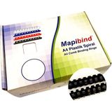 MAPİ MAPİBİND 22MM PLASTİK SPİRAL SİYAH 100 AD