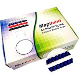 MAPİBİND 18MM PLASTİK SPİRAL LACİVERT 100 AD.