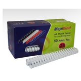 Mapibind 19 mm Beyaz 100'lü Paket 201 19 00 Plastik Spiral