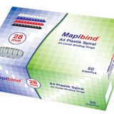 Mapibind-19mm Plastik Spiral Beyaz