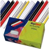 Mapibind A-4 Plastik Spiral 25 Mm Beyaz 2012500 50 Li (1 Paket 50 Adet)