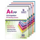 Mapibind A4 50'li 450 M Lacivert Kapak