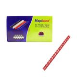 MAPİBİND PLASTİK SPİRAL 28mm KIRMIZI 50Lİ