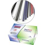 Mapibind Spiral Plastik 200-220 Sayfa 50 Li 22 Mm Beyaz 2012200 (1 Paket 50 Adet)