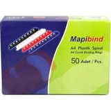 Mapibind Spiral Plastik 200-220 Syf 50 Lİ 22 MM Beyaz 201 22 00