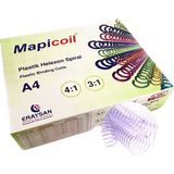MAPİCOİL 3:1 PLASTİK HELEZON SPİRAL 16MM ŞEFFAF 100 AD. 36 LOP