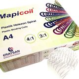 MAPİCOİL 3:1 PLASTİK HELEZON SPİRAL 32MM BEYAZ 50 AD 36 LOP