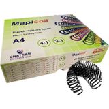 MAPİCOİL 3:1 PLASTİK HELEZON SPİRAL 45MM SİYAH 50 AD. 36 LOP