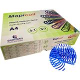 Mapicoil 3:1 Plastik Helezon Spiral 50Mm Mavi 50 Ad. 36 Lop