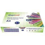 Mapicoil 4:1 18 mm Şeffaf 100 Adet 48 Lop Plastik Helezon Spiral