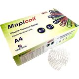 MAPİCOİL 4:1 PLASTİK HELEZON SPİRAL 14MM BEYAZ 100 AD. 48 LOP
